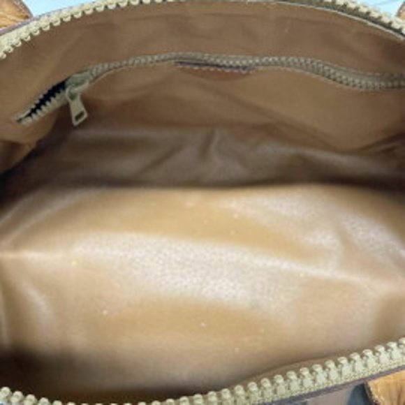 CELINE Macadam pattern handbag mini Black x leather - Picture 6 of 6